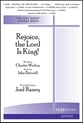 Rejoice, The Lord Is King! SATB choral sheet music cover